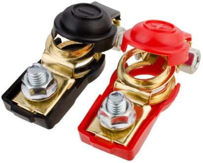 Positieve Negatieve Zware Univer Top Positieve Negatieve Zware Universele 2 Stuks Auto Boot Batterij Terminal Connector Top