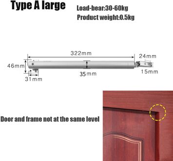 Positionering Deur Dicht Aluminium Pneumatische Buffer Positionering Deurdranger Hydraulische Dichter Home Hardware Fittingen A groot