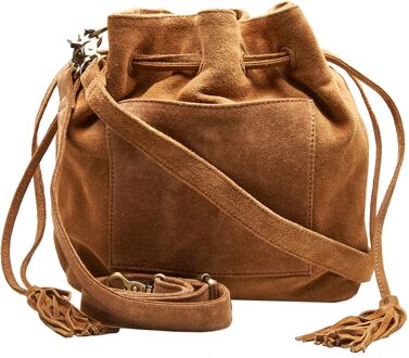 Posse Pouch Schoudertas licht cognac damestas - H 28 x B 26 x D 12 cm