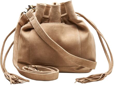 Posse Pouch Schoudertas zand damestas - H 28 x B 26 x D 12 cm