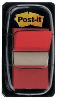 Post-it Indextabs 3M Post-it 680 25.4x43.2mm rood