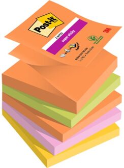 Post-it Memoblok post-it z-notes r330 super sticky 76x76mm Boost 5 stuks
