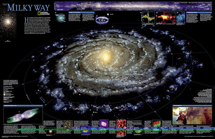 Poster 22040 Milky Way - Melkweg | 79 x 51 cm | National Geographic