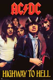 Poster AC/DC - Highway to Hell 61x91,5cm Divers - 61x91.5 cm