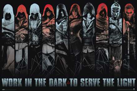 Poster Assassins Creed - Work in the Dark 91,5x61cm Divers - 91.5x61 cm