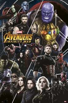 Poster Avengers Infinity War 2 61x91,5cm Divers - 61x91.5 cm