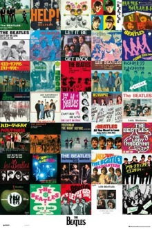 Poster Beatles Singles 61x91,5cm Divers - 61x91.5 cm