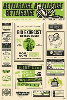 Poster Beetlejuice - 2 61x91,5cm Divers - 61x91.5 cm