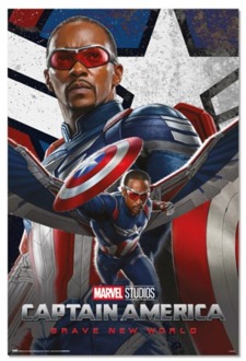 Poster Captain America - Brave New World 61x91,5cm Divers - 61x91.5 cm
