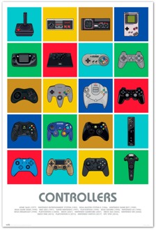 Poster Controllers 61x91,5cm Divers - 61x91.5 cm