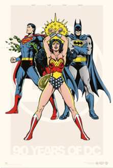 Poster DC Comics - 90th Anniversary 61x91,5cm Divers - 61x91.5 cm