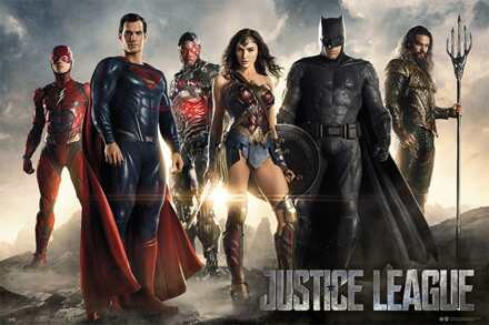 Poster DC Comics Justice League Movie All Characters 91,5x61cm Divers - 91.5x61 cm