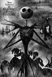 Poster Disney Nightmare Before Christmas Jack Skellington 61x91,5cm Divers - 61x91.5 cm