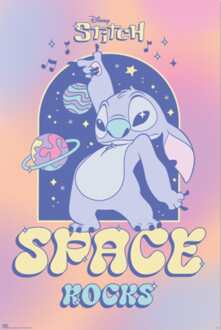 Poster Disney - Stitch - Space Rocks 61x91,5cm Divers - 61x91.5 cm