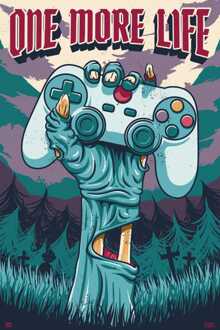 Poster Gamer One More Life 61x91,5cm Divers - 61x91.5 cm
