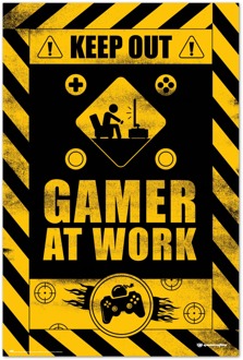 Poster Gameration Gamer at Work 61x91,5cm Divers - 61x91.5 cm