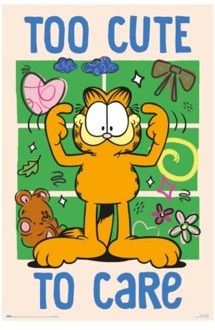 Poster Garfield - To Cute to Care 61x91,5cm Divers - 61x91.5 cm