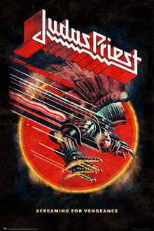 Poster Judas Priest Screaming for Vengeance 61x91,5cm Divers - 61x91.5 cm