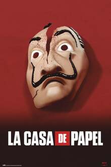 Poster La Casa de Papel Mascara 61x91,5cm Divers - 61x91.5 cm