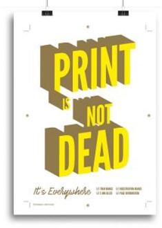 Poster leuke quote A3 print geel