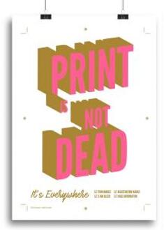 Poster leuke quote A3 print roze