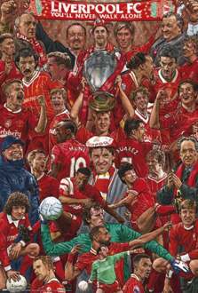 Poster Liverpool Legends 61x91,5cm Divers - 61x91.5 cm