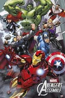 Poster Marvel Avengers Assemble 61x91,5cm Divers - 61x91.5 cm
