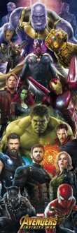 Poster Marvel Avengers Infinity War 53x158cm Divers - 53x158 cm