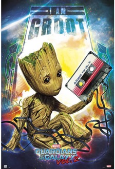 Poster Marvel - Guardians of the Galaxy - Vol 2 Groot - 61x91,5cm Divers - 61x91.5 cm