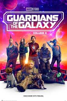 Poster Marvel Guardians of the Galaxy Vol 3 Once More With Feeling 61x91,5cm Divers - 61x91.5 cm