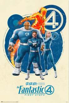 Poster Marvel - The Fantastic Four 61x91,5cm Divers - 61x91.5 cm