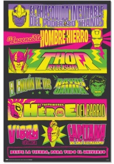 Poster Marvel - Wrestling 61x91,5cm Divers - 61x91.5 cm