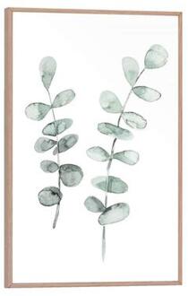 Poster met lijst Eucalypthus Slinger - 30x20 cm - Leen Bakker Wit - 2 x 20 x 30