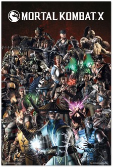 Poster Mortal Kombat Characters 61x91,5cm Divers - 61x91.5 cm