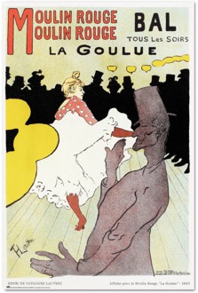 Poster Moulin Rouge La Goulue 61x91,5cm Divers - 61x91.5 cm
