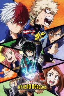 Poster My Hero Academia Characters Mosaic 61x91,5cm Multikleur