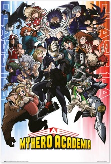 Poster My Hero Academia Class 1-A And Class 1-B 61x91,5cm Divers - 61x91.5 cm