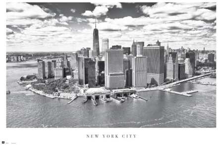 Poster New York City Airview 91,5x61cm Divers - 91.5x61 cm