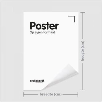 Poster op maat - bepaal zelf de afmetingen van jouw posters drukken