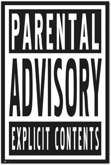 Poster Parental Advisory Vertical 61x91,5cm Divers - 61x91.5 cm