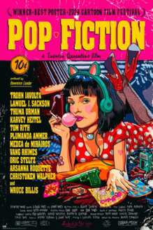 Poster Pop Fiction 61x91,5cm Divers - 61x91.5 cm