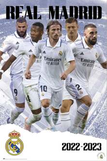 Poster Real Madrid Grupo 2022 2023 61x91,5cm Divers - 61x91.5 cm