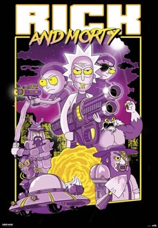Poster Rick and Morty Characters 61x91,5cm Divers - 61x91.5 cm