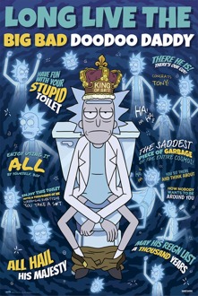 Poster Rick and Morty - Doodoo Daddy 61x91,5cm Divers - 61x91.5 cm