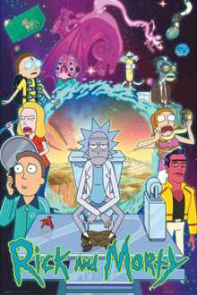 Poster Rick and Morty - Season 4 61x91,5cm Divers - 61x91.5 cm