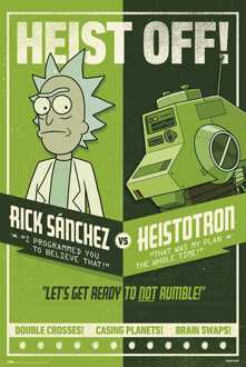 Poster Rick and Morty - Season 4 Heist Off 61x91,5cm Divers - 61x91.5 cm