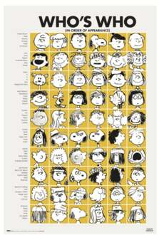Poster Snoopy - Who is Who 61x91,5cm Divers - 61x91.5 cm