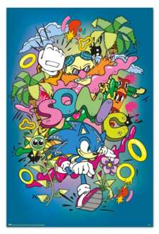 Poster Sonic - Pop 61x91,5cm Divers - 61x91.5 cm