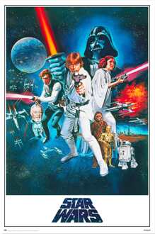Poster Star Wars Classic La Guerra De Las Galaxiax 61x91,5cm Divers - 61x91.5 cm