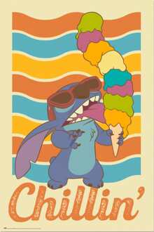 Poster Stitch - Chillin 61x91,5cm Divers - 61x91.5 cm